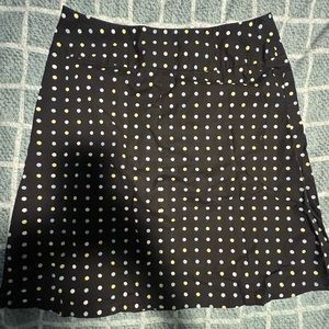 Polka dot business casual mini skirt -size 4